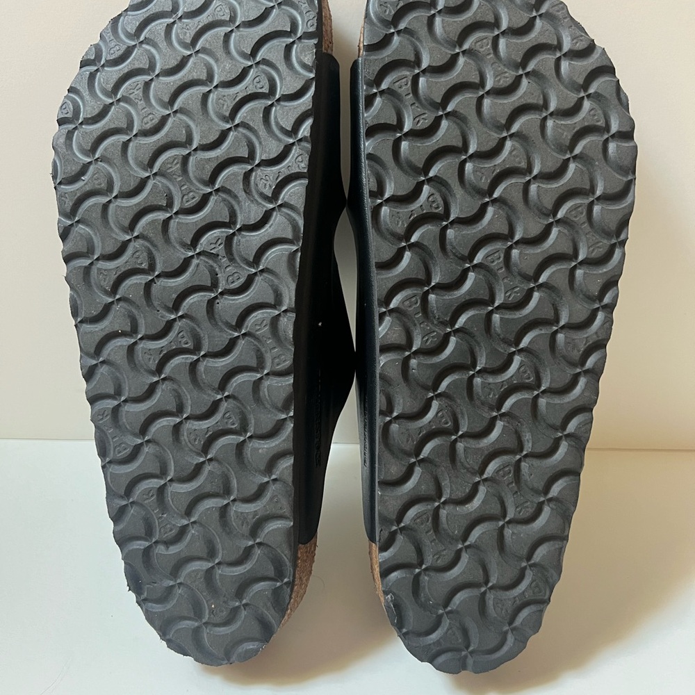 Black Leather Birkenstocks